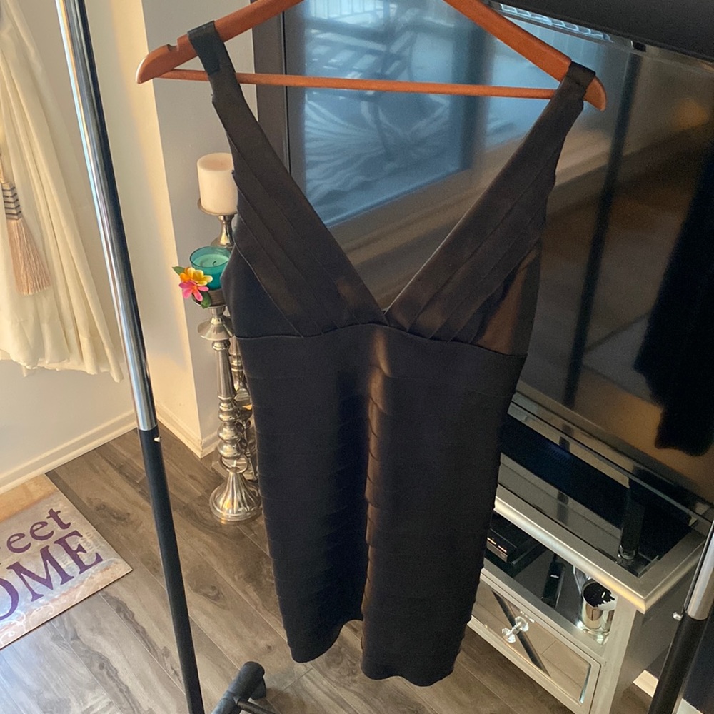 Black minidress